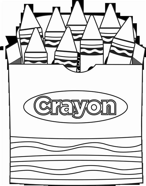 Coloring Pages For Crayons at GetColorings.com | Free printable ...