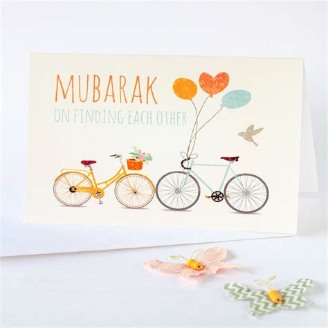 Muslim Greeting Card for wedding, engagement or shower | Islamic ...