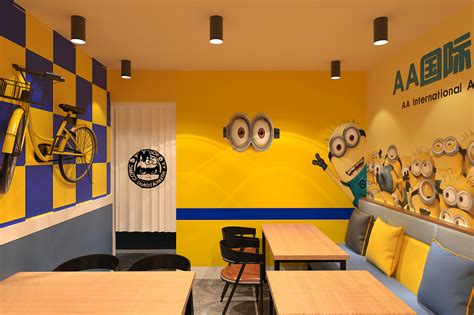 小黄人主题动漫店3D设计图展示|空间|家装设计|AA国际动漫1 - 原创作品 - 站酷 (ZCOOL)