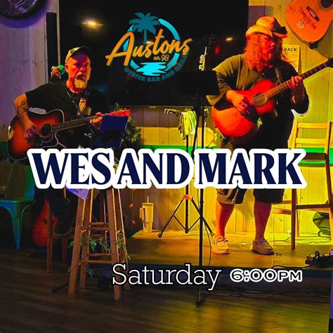 Mark and Wes at Austons, Austons on 98, Miramar Beach, 19 July 2025 ...