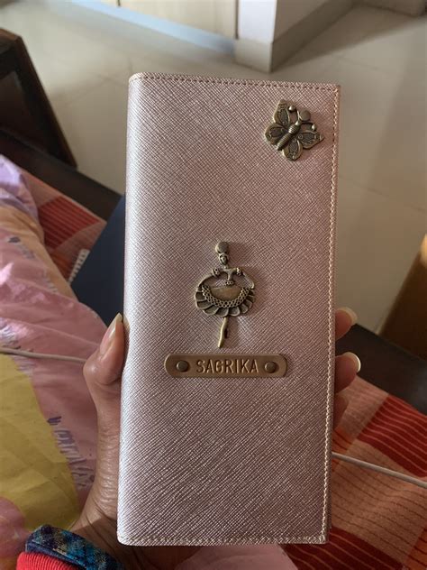 Buy Personalised Rose Gold Travel Wallet online - The Messy Corner