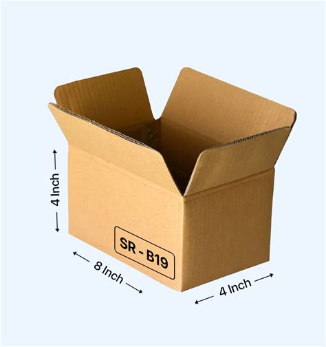 Buy Corrugated Boxes, 8x4x4 Inches - Pack Of 100 – SHIPROCKET PRIVATE ...