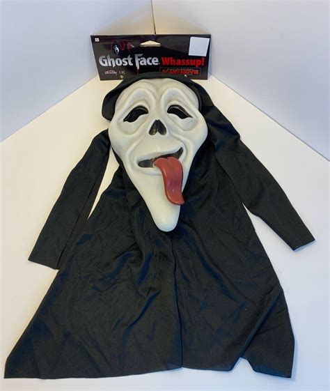 Scream Ghostface Scary Movie Whassup! Tongue Stoned Mask Wassup! New ...