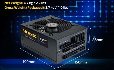 Amazon.in: Buy Antec HCP 1300 80 Plus Platinum Fully Modular Power ...