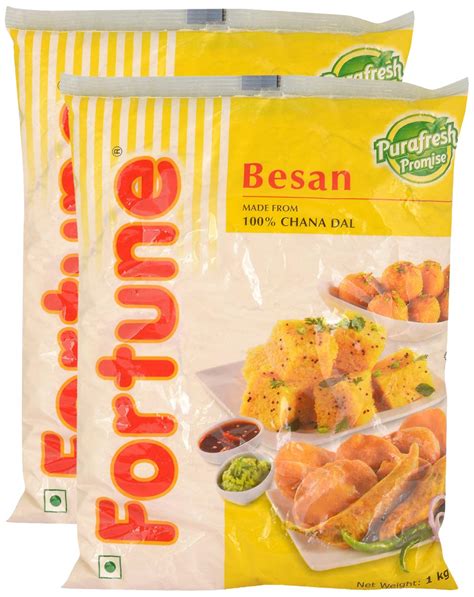 Spar Combo - Fortune Gram Flour - Besan, 1kg (Pack of 2) Promo Pack ...