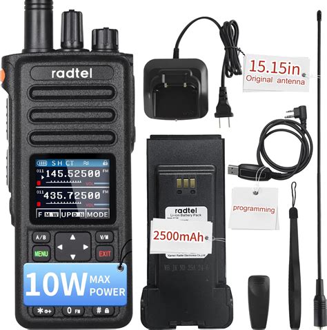 Amazon.com: Radtel RT-900 8W Multi-Band Ham Radio Walkie Talkie, 256CH ...