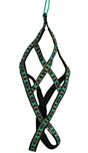 Weight Pulling Sledding Dog Harness X-back Style Black/Green EXLarge ...
