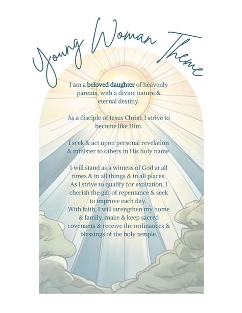 2025 LDS Youth Theme "look Unto Christ" Printable | Young Women Theme ...