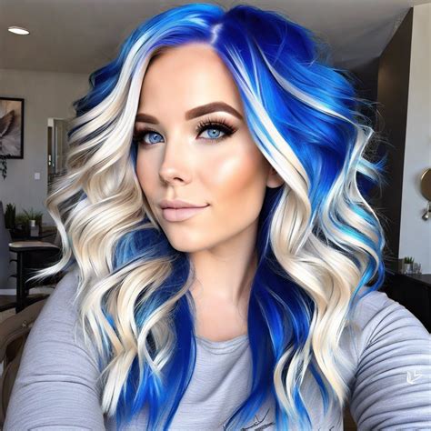 Electric Blue Hair