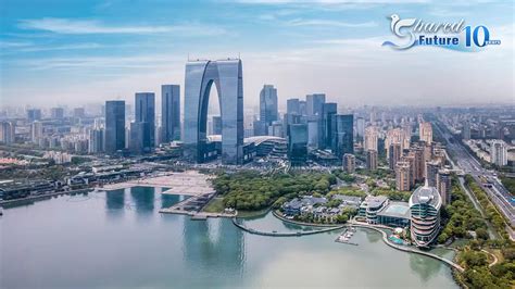 Live: Panoramic view of Jinji Lake scenic area in E China's Suzhou - CGTN