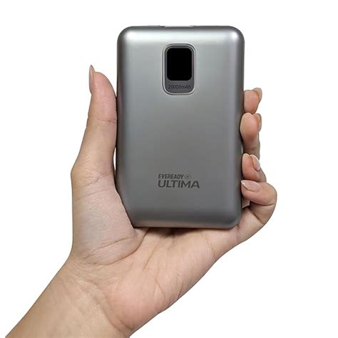 Eveready Ultima Power Bank PB 21, 20,000mAh, 22.5W Fast Charging, Dual ...