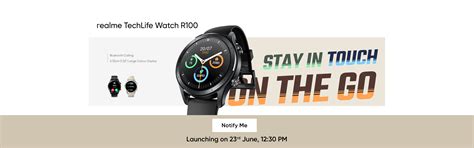 realme TechLife Watch R100- realme (India)