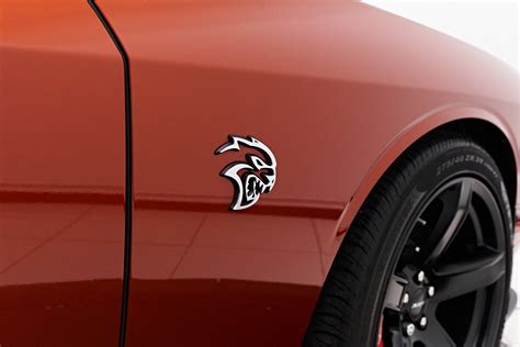 Dodge Challenger Srt Hellcat Logo SRT Hellcat Front & Rear Emblem