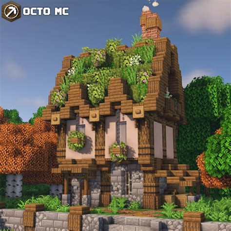 Image result for Aesthetic Minecraft Cottage Tutorial