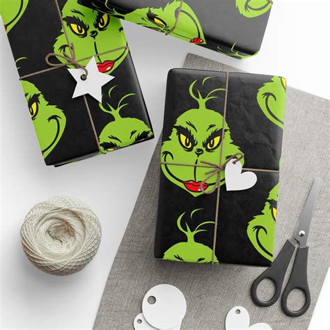 Mrs. Grinch Christmas Wrapping Papers, Grinch, Christmas, Holiday ...