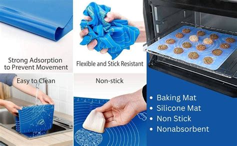 Buy KHOKAR STORE Silicon Fondant Rolling Mat or Silicone Baking Sheet ...