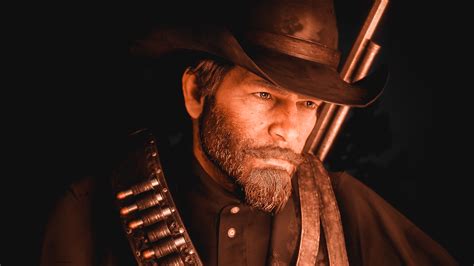 Arthur Morgan, video game characters, beard, Red Dead Redemption 2 ...
