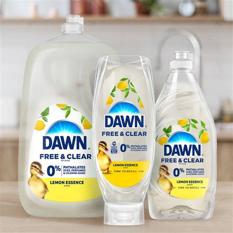 Dawn Free & Clear EZ-Squeeze Dish Soap, Unscented | Dawn Dish Soap