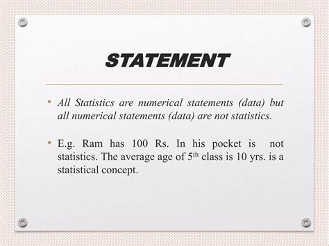 Introduction to statistics | PPTX
