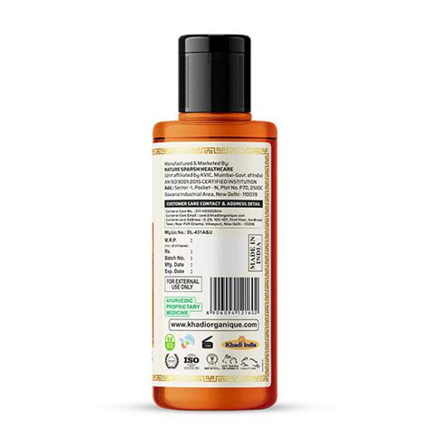 Buy Khadi Organique Rosemary Amla Hair Oil Online