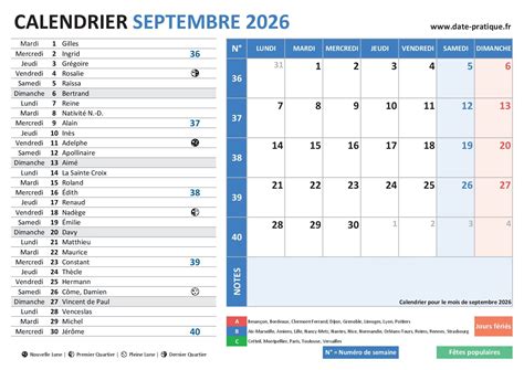 Calendrier mensuel 2026 à télécharger et imprimer gratuitement