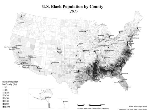 Understanding the Black American Population: A Comprehensive Analysis - Vivid Maps