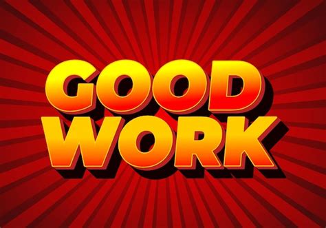 Good Work Text 的图像结果