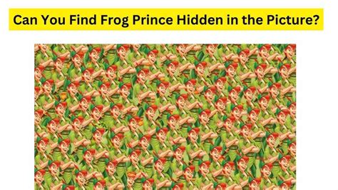 Optical Illusion Challenge: We Dare You To Find Frog Prince Hidden In ...
