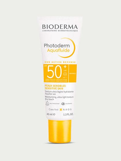 Photoderm Aquafluide Neutre Sunscreen - SPF 50+ Non-tinted Sunscreen F ...