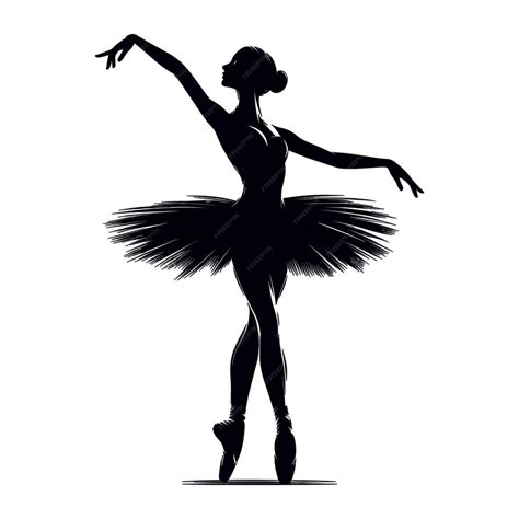 Ballerina silhouette ballet dancer silhouette ballet dancer girl vector ...