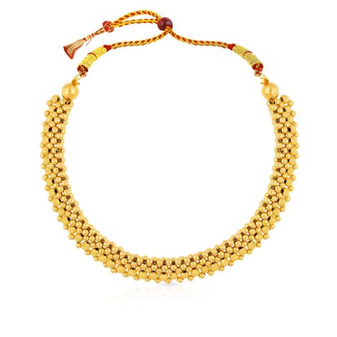 Malabar Gold & Diamonds Gold Necklace for Women 22k | Pure Gold ...