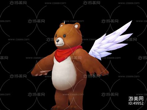 Q版会飞的熊-cg模型免费下载-CG99