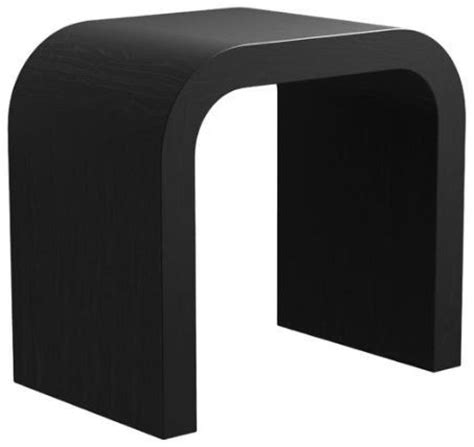 Lake Black Ash Veneer Side Table — Trafalgar Furniture
