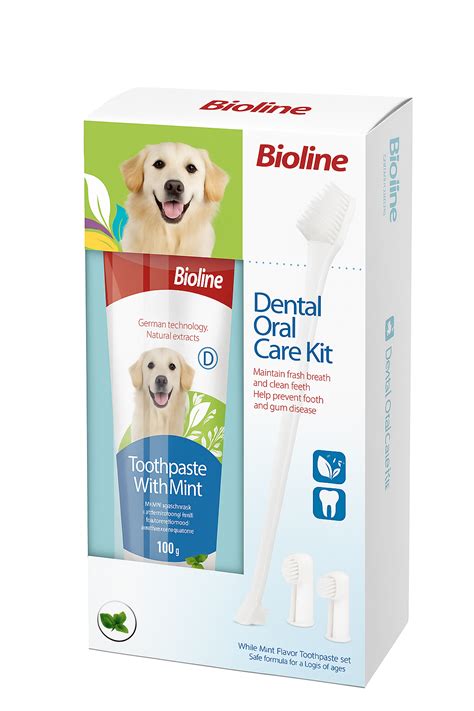 Bioline Dental Oral Care Kit,toothpaste with mint flavor -100g - pet g ...