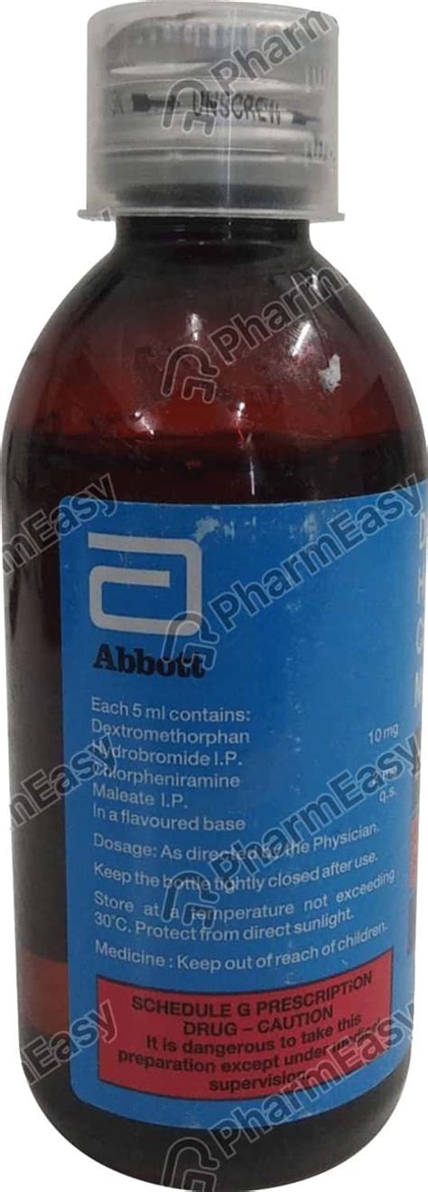 Phensedyl Dx Syrup 100ml: Uses, Side Effects, Price & Dosage | PharmEasy