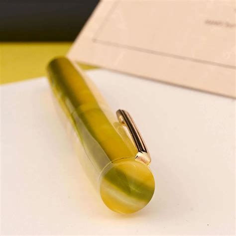 Lotus Saral Halos Special Edition Fountain Pen, Ocherous - Steel Nib ...