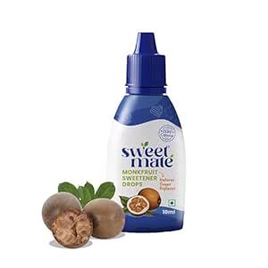 Sweetmate Monk Fruit Drops - 10ml | 1:1 Natural Sugar Replacer | Zero ...