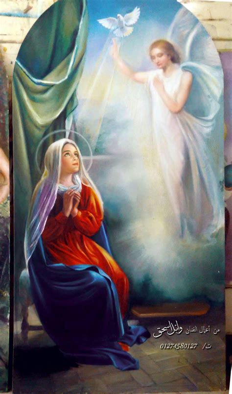 The annunciation Catholic Prayers, Catholic Art, Religious Art, Image Jesus, Jesus Christ Images ...