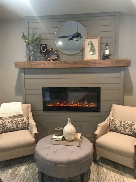 Wall Hang Electric Fireplace Design Ideas