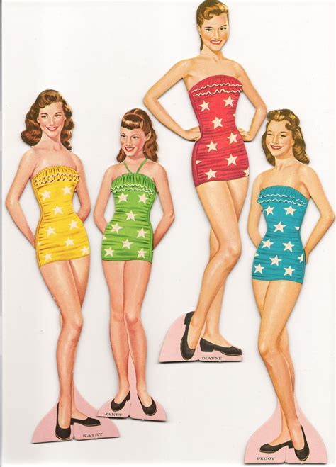 1957 Lennon Sisters paper dolls. I had these when I was young. | Paper ...