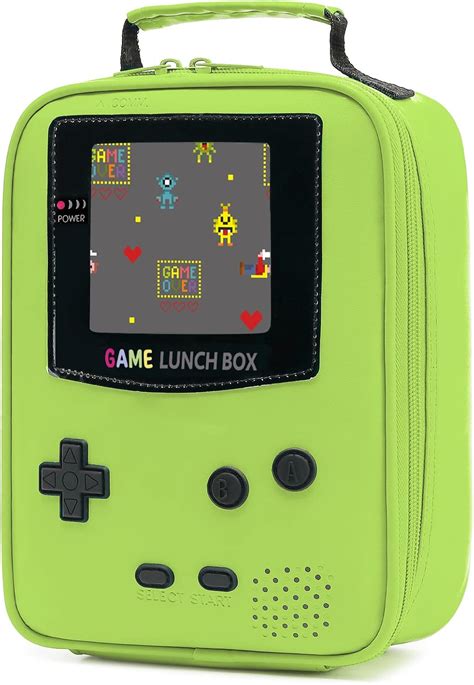 Beaulyn Boys Lunch Box,Game Lunch Bag for School Kids,Leather Insulated ...