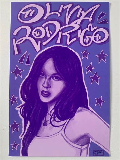 Olivia Rodrigo Poster - Etsy