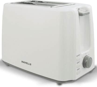 HAVELLS CRISP PLUS 2 SLICE WHITE_ 750 W Pop Up Toaster Price in India ...