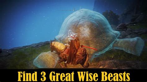 Seek Three Great Wise Beasts - Elden Ring Chelona's Rise puzzle - YouTube