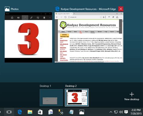 Task View Multiple Desktops 的图像结果