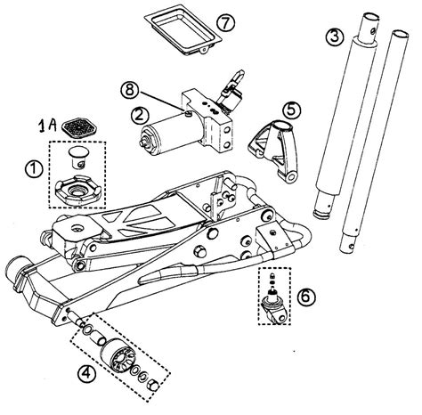 Visual Breakdown of Walker Floor Jack Components