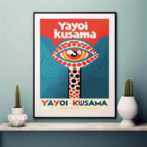 Yayoi Kusama Poster, Yayoi Kusama Print, Yayoi Kusama Museum Exhibition ...