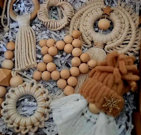 Macrame Christmas decoration, Logie Durno Hall, Keith, 26 November 2023 ...