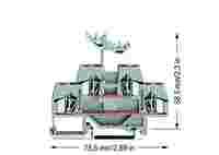 Double-deck terminal block (281-619) | WAGO India