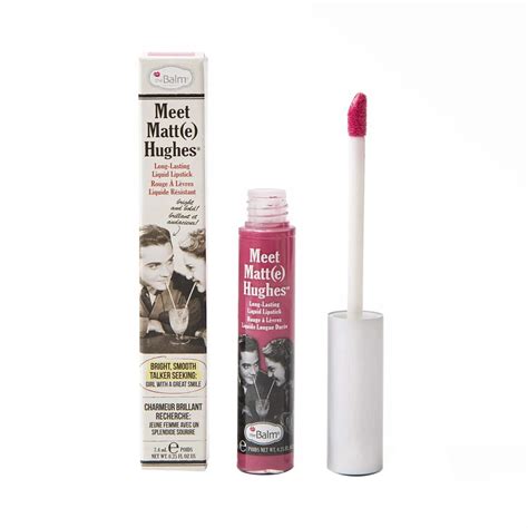 Buy theBalm Cosmetics Meet Matte Hughes Liquid Lipstick - Chivalrous (7 ...